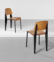 Two "Semi-metal" chairs, model no. 305