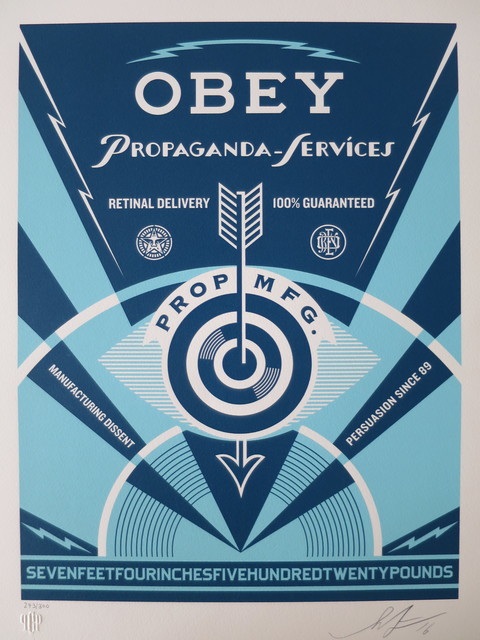 Shepard Fairey, ‘Paint it Black 2’, ca. 2018, AYNAC Gallery