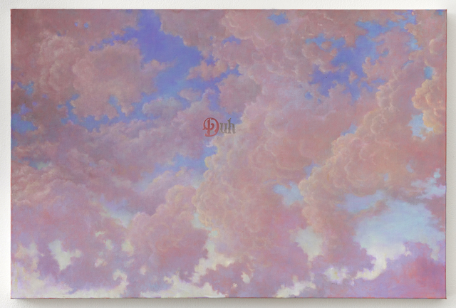 Wayne White, ‘Duh’, 2019, Painting, Oil on canvas, Joshua Liner Gallery