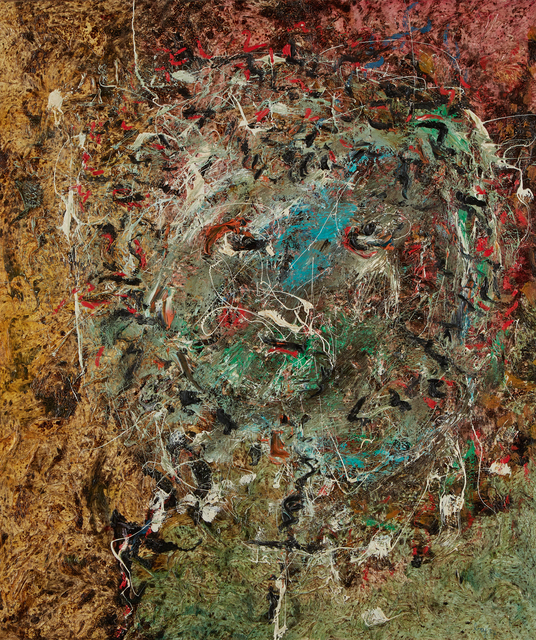 Enrico Baj, ‘"Fauna Head"’, 1957, Painting, Oil on canvas, Il Ponte