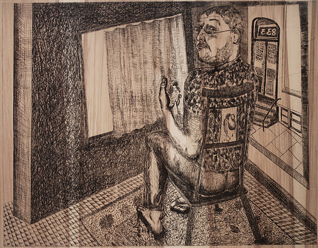 Daniel Heyman, ‘Spring: Artist Contemplates (Inheritance)’, 2012, Cade Tompkins Projects