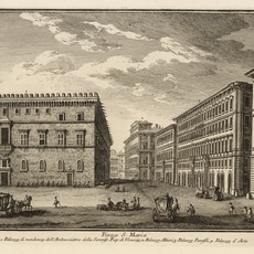 Giuseppe Vasi, ‘Piazza S. Marco’, 1747, Engraving, Getty Research Institute