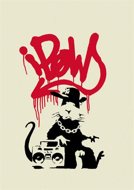Banksy, ‘Gangsta Rat - Unsigned’, 2004, Hang-Up Gallery