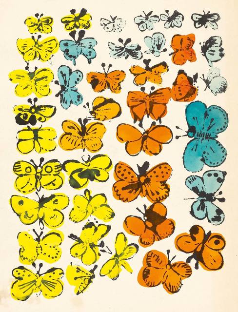 Andy Warhol, ‘Happy Butterfly Day; Merry Christmas’, 1955, Print, Two offset lithographs (the first hand-colored) on cream and wove papers, respectively, Doyle