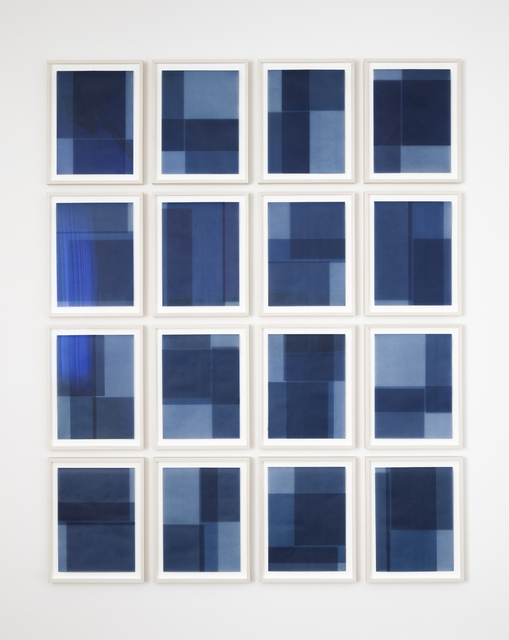 Julia Mangold, ‘Untitled - 0201...0216’, 2015, Drawing, Collage or other Work on Paper, Pigments and wax on paper, Bartha Contemporary