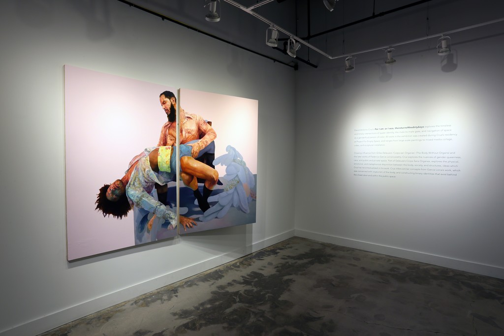 soletthemeatassylumpink, 2016 by David Antonio Cruz with exhibition wall text. soletthemeatassylumpink, 2016 by David Antonio Cruz with exhibition wall text.