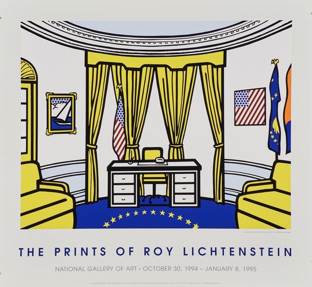 Roy Lichtenstein, ‘The Oval Office (National Gallery of Art)’, 1992, Print, Screenprint in colors (issued in 1994), Rago/Wright