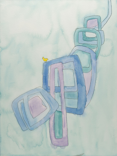 Hannah Greely, ‘Portals’, 2012, Drawing, Collage or other Work on Paper, Tempera on paper, from a unique set of 27, Galerie Bob van Orsouw