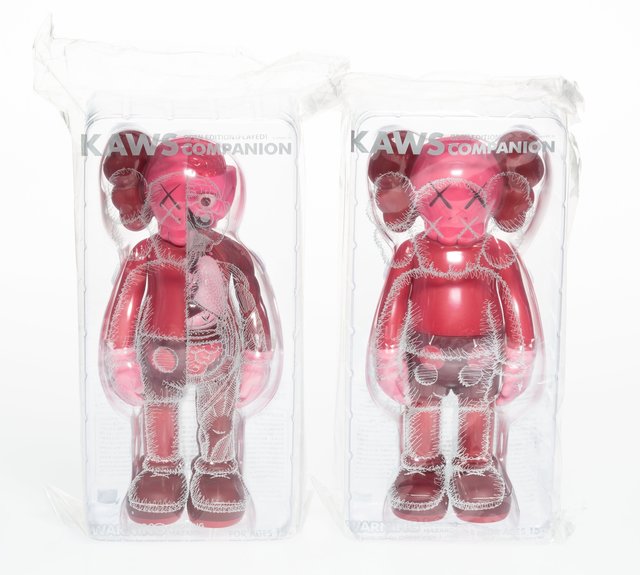 KAWS, ‘Companion (Blush), set of two’, 2016, Heritage Auctions