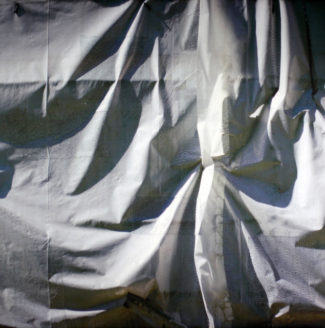 Luanne Rimel, ‘Protected / Martin Luther King Library, Washington, DC ’, 2018, Mixed Media, Photograph, digitally printed on cotton, pieced, hand-stitched, Duane Reed Gallery