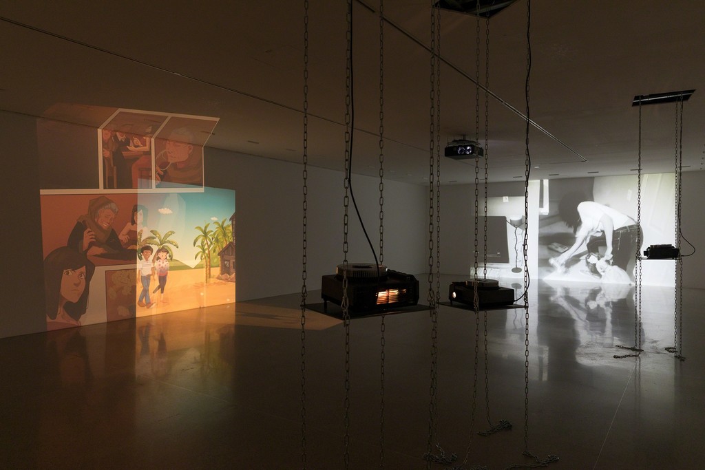 Exhibition view
Loretta Fahrenholz. Small Habit Revolution
Photo: Lisa Rastl
© mumok Exhibition view
Loretta Fahrenholz. Small Habit Revolution
Photo: Lisa Rastl
© mumok