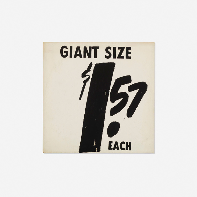Andy Warhol, ‘$ 1.57 Giant Size’, 1963, Rago/Wright