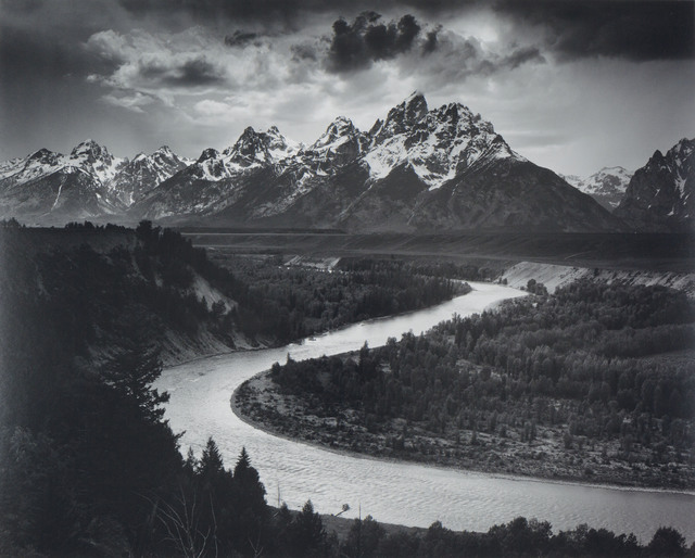 Ansel Adams | The Tetons and the Snake River, Grand Teton National Park ...