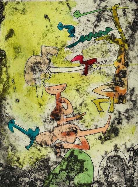 Roberto Matta, ‘Centre Noeuds, Plate IX’, 1974, Print, Etching & Aquatint on Arches paper, Art Commerce