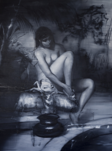 Etienne Cail, ‘LE BAIN - III’, 2016, Painting, Oil on canvas, AUTOGRAPHES DES SIECLES