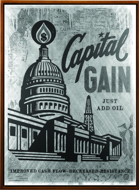 Shepard Fairey (OBEY), ‘Capital Gain’, 2016, Underdogs Gallery