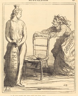 Honoré Daumier, ‘Je vous assure que vous serez très bien assise’, 1871, National Gallery of Art, Washington, D.C.