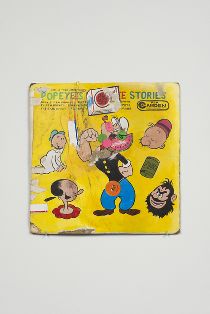 Kristen Morgin, ‘(Popeye's)’, 2015, Sculpture, Unfired clay, paint, ink, marker and ballpoint pen, Anthony Meier Fine Arts