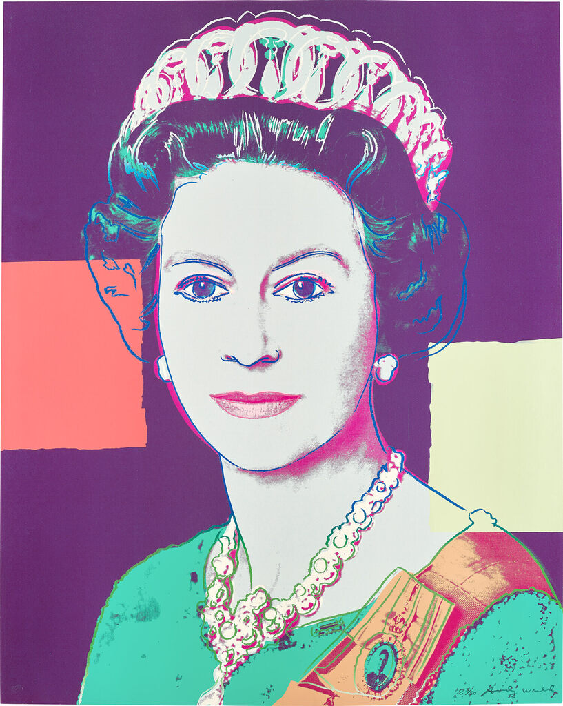 Andy Warhol - Queen Elizabeth II of the United Kingdom, from Reigning Queens (Royal Edition) (F & S. 335A)
