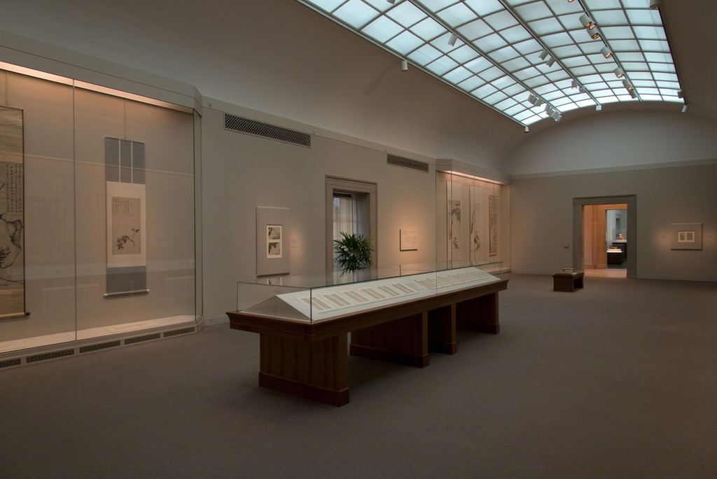 Gallery view, "Enigmas: The Art of Bada Shanren (1626–1705)," Freer Gallery of Art, Smithsonian. Photo by Robert Harrell. Gallery view, "Enigmas: The Art of Bada Shanren (1626–1705)," Freer Gallery of Art, Smithsonian. Photo by Robert Harrell.