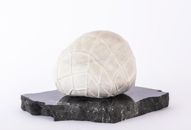 Antonio Trotta, ‘Dalla Raccolta, Sasso’, 1985, Sculpture, White marble and black stone, Itineris