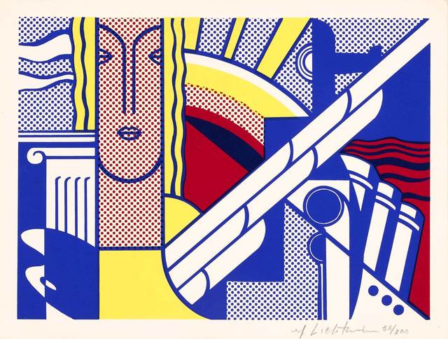 Roy Lichtenstein, ‘Modern Art Poster (Corlett Ii.8)’, 1967, Print, Color screenprint on smooth cream wove paper, Doyle