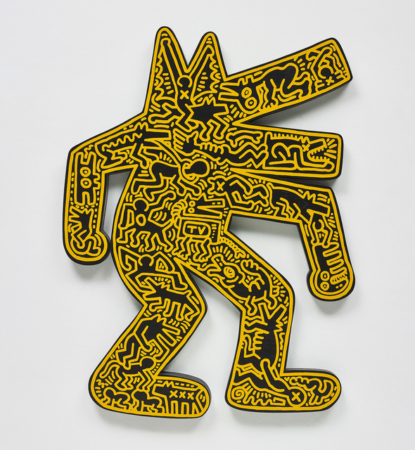 keith haring dog dancing