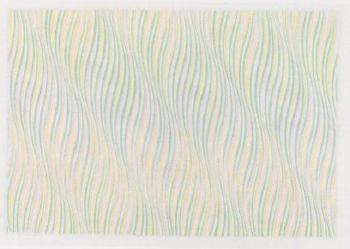 Bridget Riley - Untitled - blue saphire