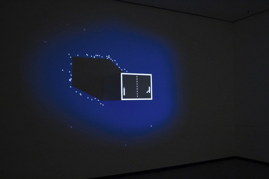 Hanna Haaslahti, We are Ping, They are Pong, 2013, generative video installation Hanna Haaslahti, We are Ping, They are Pong, 2013, generative video installation
