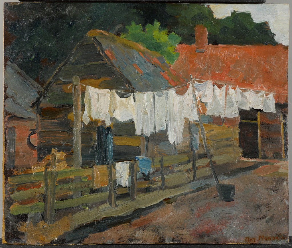 Piet Mondrian, 'Farmhouse with Wash on the Line,' 1897, Turner Contemporary