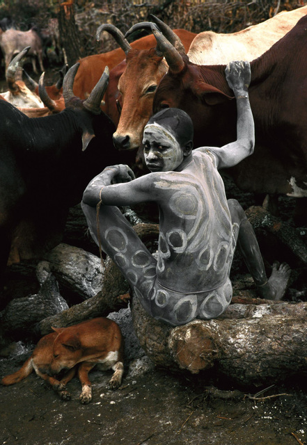Hans Silvester, ‘Les Peuples de L'Omo; no. 20’, 2007, Print, C-print, Marlborough New York
