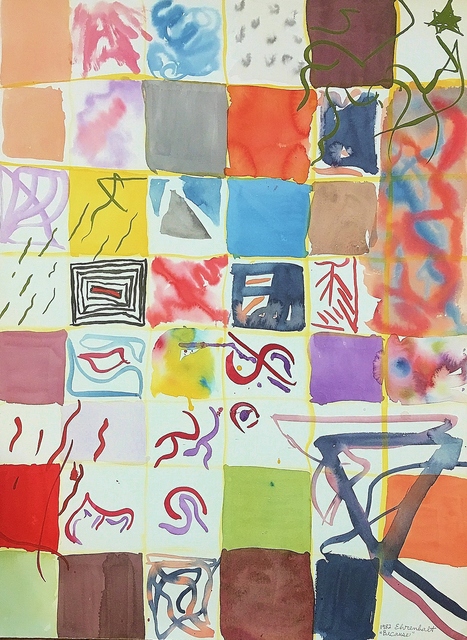 Amaranth Ehrenhalt, ‘Because’, 1982, Painting, Watercolor on Arches Paper, Lawrence Fine Art