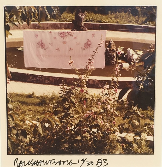 Robert Rauschenberg, ‘Study for Chinese Summerhall (Pink Flower Sheet)’, 1983, Eckert Fine Art
