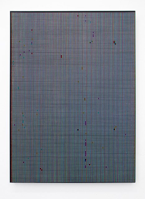Gonzalo Reyes-Araos, ‘#555569’, 2018, Painting, Oil on paper, mounted on aluminium composite sheet, LAGE EGAL
