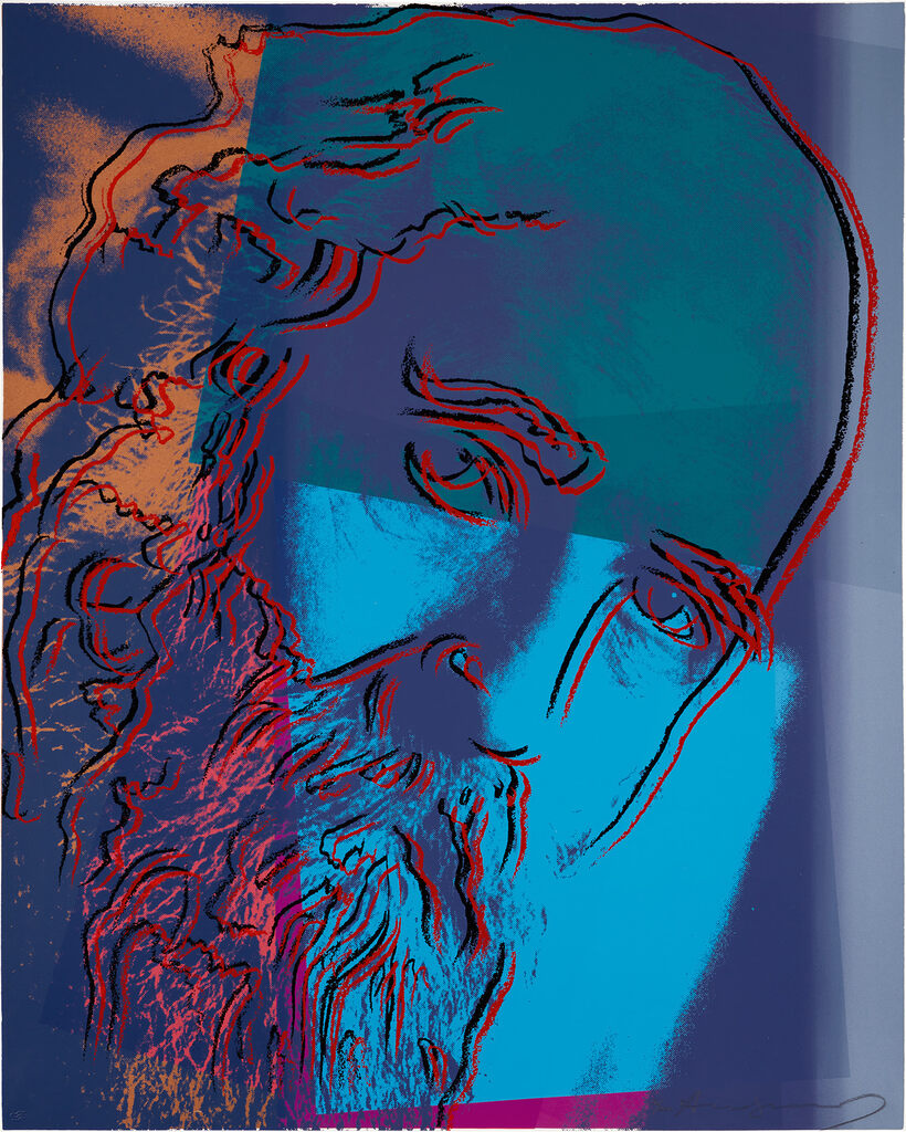 Andy Warhol - Martin Buber, from Ten Portraits Of Jews Of The Twentieth Century (F. & S. 228)