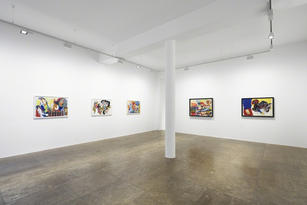 Karel Appel – Tête en Carton. Collages 1960 – 1967, exhibition view, Jahn und Jahn, 2018, © Karel Appel Foundation | VG Bild-Kunst, Bonn, 2018 Karel Appel – Tête en Carton. Collages 1960 – 1967, exhibition view, Jahn und Jahn, 2018, © Karel Appel Foundation | VG Bild-Kunst, Bonn, 2018