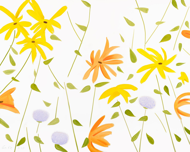 Alex Katz, ‘Flowers 2’, 2017, McClain Gallery