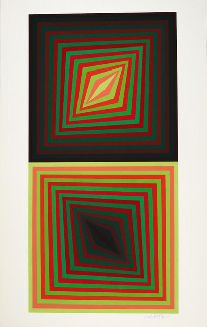Victor Vasarely, ‘Usteok’, 1975, Print, Serigraph, Kunzt Gallery