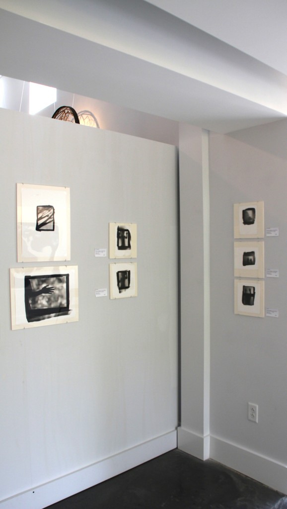 Left to Right: Platinum Palladium Prints, Mary West Quin
"Tree Protection", 5" x 4" on 11.5" x 15" paper
"Perspective", 8" x 10" on 11.5" x 15" paper
"Pushing Back", 4" x 3" on 8" x 5.25" paper
"Within V", 4" x 3" on 8.5" x 7.5" paper
"From Within", 3" x 3" on 7.25" x 5.5" paper
"Pulling Back", 3.5" x 3" on 7.5" x 5.5" paper
"Blocked", 4" x 3" on 7" x 7" paper Left to Right: Platinum Palladium Prints, Mary West Quin
"Tree Protection", 5" x 4" on 11.5" x 15" paper
"Perspective", 8" x 10" on 11.5" x 15" paper
"Pushing Back", 4" x 3" on 8" x 5.25" paper
"Within V", 4" x 3" on 8.5" x 7.5" paper
"From Within", 3" x 3" on 7.25" x 5.5" paper
"Pulling Back", 3.5" x 3" on 7.5" x 5.5" paper
"Blocked", 4" x 3" on 7" x 7" paper