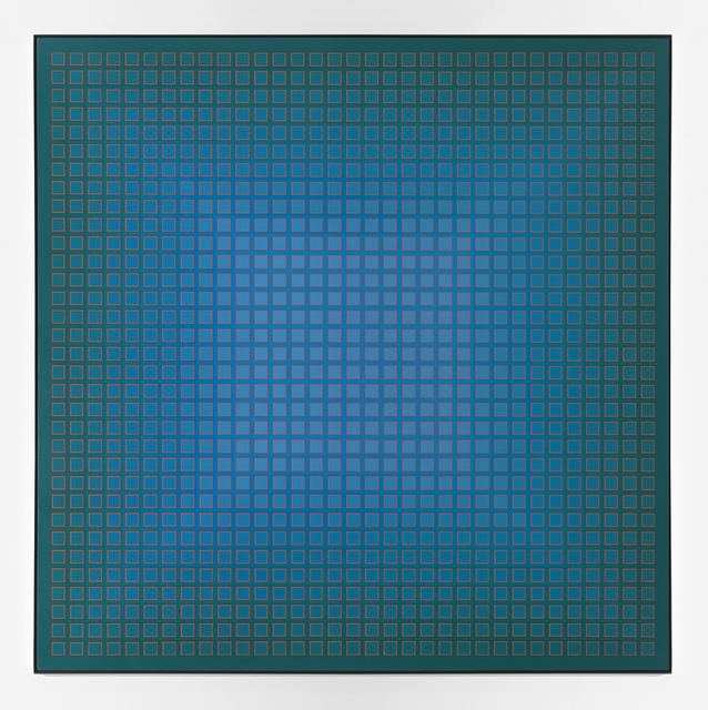 Julian Stanczak, ‘Frigid Sequence’, 1978, Painting, Acrylic on canvas, Mitchell-Innes & Nash
