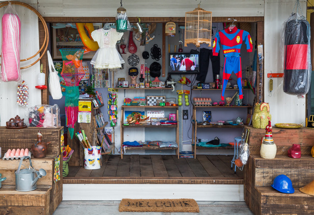 Anggun Priambodo, ‘Toko Keperluan’, 2010/2013, Installation, Installation with wooden shop, consumer items, video and performance, Singapore Art Museum (SAM)