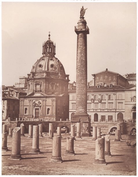 James Anderson | Trajan's Column and Forum, Rome (1852c) | Available ...