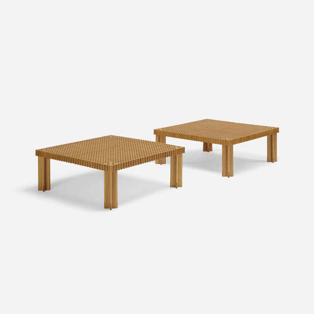 Gianfranco Frattini, ‘Kyoto coffee tables, pair’, 1974, Rago/Wright