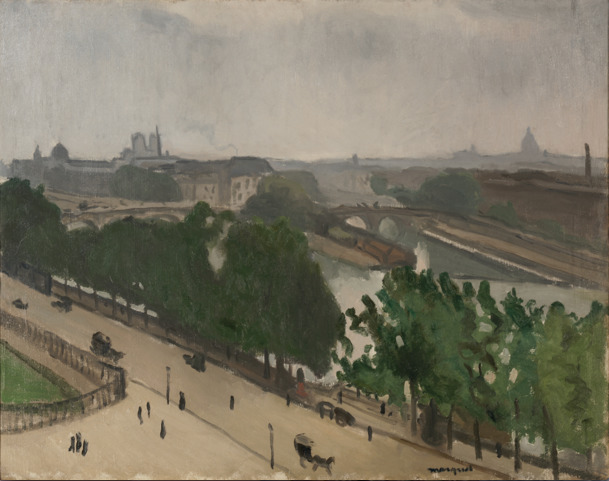 Albert Marquet, ‘Vue de Paris avec Notre-Dame et le Vert-Galand’, ca. 1909, BAILLY GALLERY