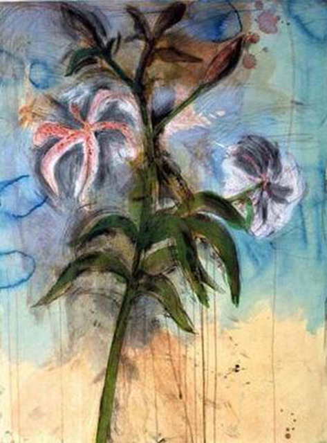 Jim Dine, ‘The Sky and Lilies’, 1998, Print, Intaglio and screenprint, michael lisi / contemporary art