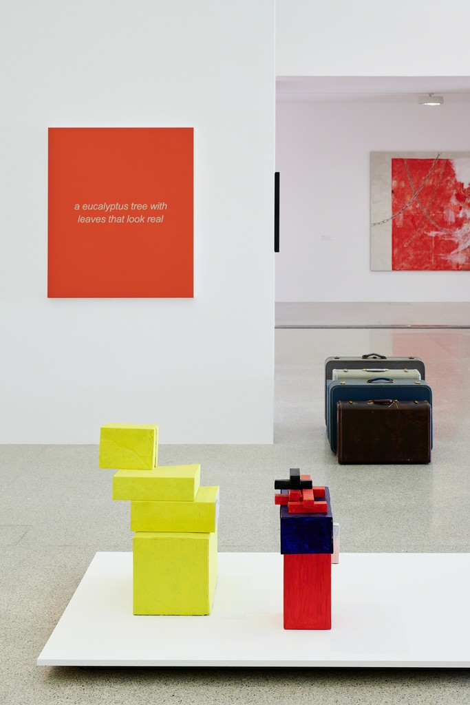 Ausstellungsansicht / Exhibition view
Klassentreffen. Werke aus der Sammlung Gaby und Wilhelm Schürmann / Class Reunion. Works from the Gaby and Wilhelm Schürmann Collection, 23.6.–11.11.2018, mumok Museum moderner Kunst Stiftung Ludwig Wien
Photo: Christian Benesch, © mumok
Ausstellungsansicht / Exhibition view
Klassentreffen. Werke aus der Sammlung Gaby und Wilhelm Schürmann / Class Reunion. Works from the Gaby and Wilhelm Schürmann Collection, 23.6.–11.11.2018, mumok Museum moderner Kunst Stiftung Ludwig Wien
Photo: Christian Benesch, © mumok