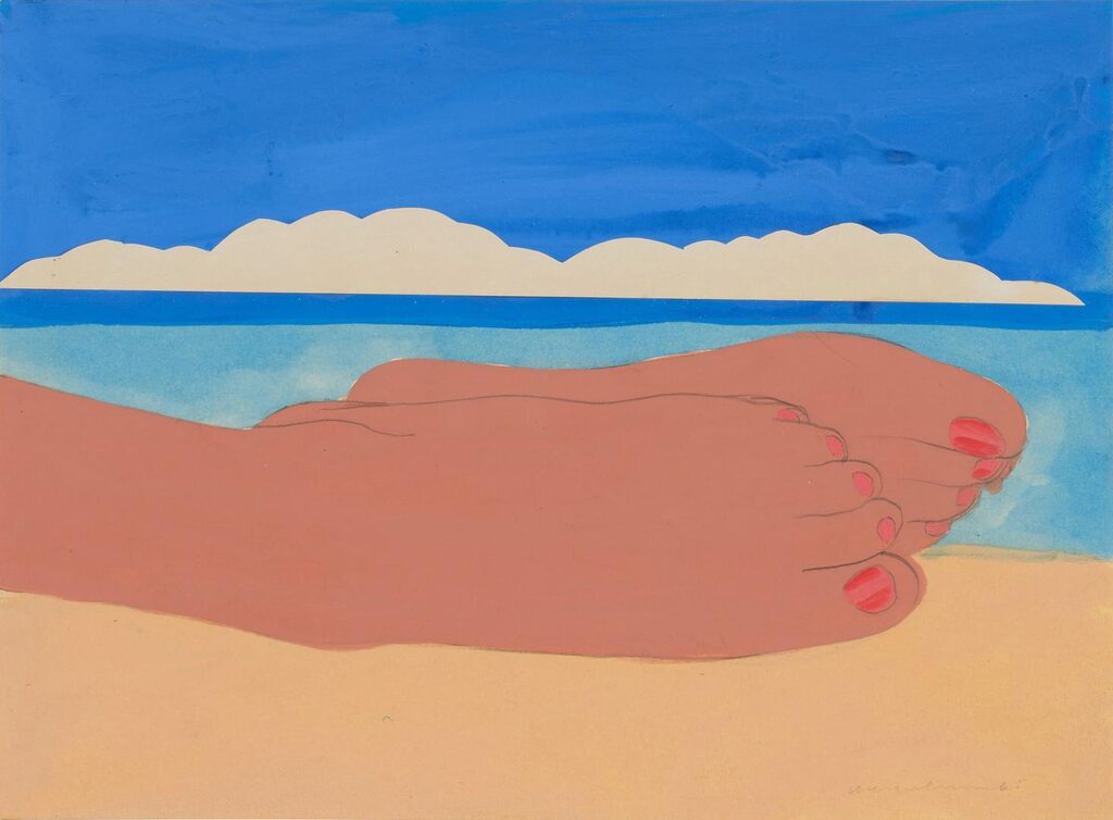 Tom Wesselman - Study for Seascape #4