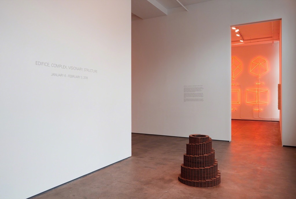 Installation view of EDIFICE, COMPLEX, VISIONARY, STRUCTURE. at Sean Kelly, New York
January 6 - February 3, 2018
Photography: Jason Wyche, New York
Courtesy: Sean Kelly, New York Installation view of EDIFICE, COMPLEX, VISIONARY, STRUCTURE. at Sean Kelly, New York
January 6 - February 3, 2018
Photography: Jason Wyche, New York
Courtesy: Sean Kelly, New York
