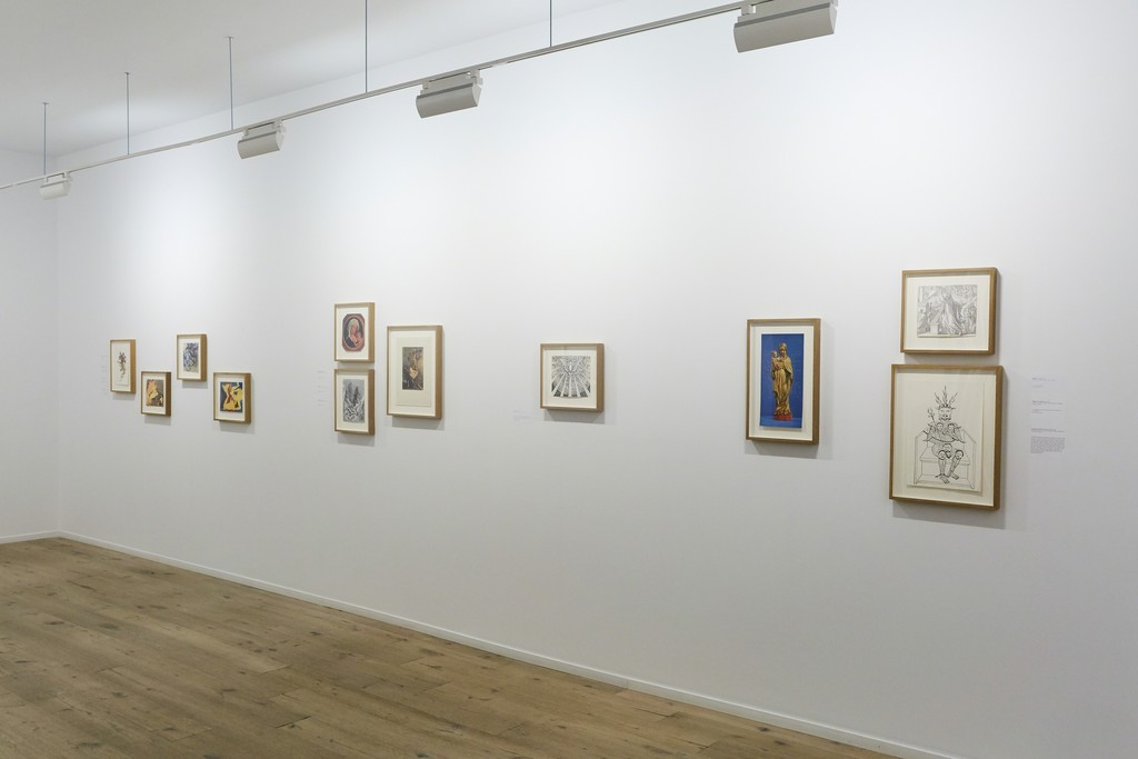 exhibition view -- león ferrari, for a world with no Hell -- galeria nara roesler | new york, 2018 -- photo Will Wang © courtesy of the artist and Galeria Nara Roesler exhibition view -- león ferrari, for a world with no Hell -- galeria nara roesler | new york, 2018 -- photo Will Wang © courtesy of the artist and Galeria Nara Roesler