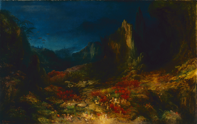 Edward Moran, ‘The Valley in the Sea’, 1862, Indianapolis Museum of Art at Newfields